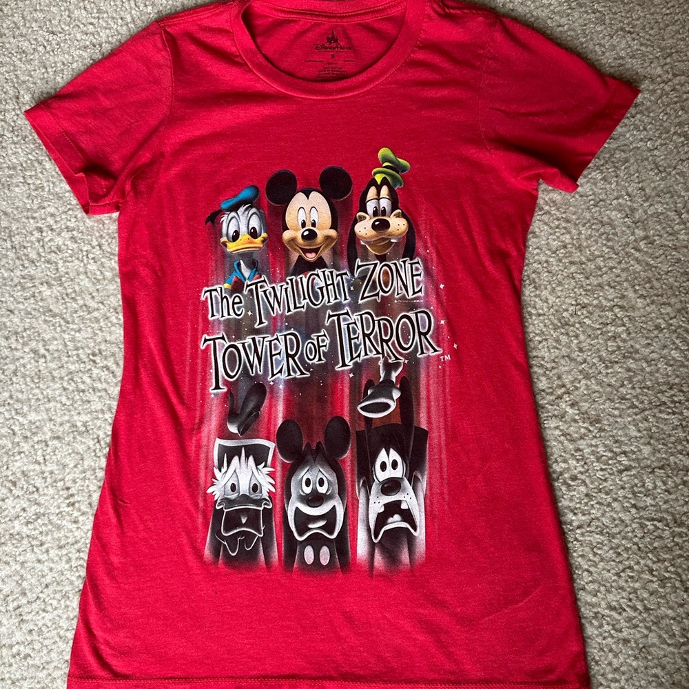 DISNEY PARKS TOWER OF TERROR WOMENS TSHIRT